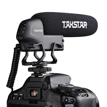 Takstar SGC-600 Puško Mikrofon Super Cardioid Mini Kondenzator Mikrofon za DSLR DV Mobilni Telefon v Fotografiji Intervju Uporaba