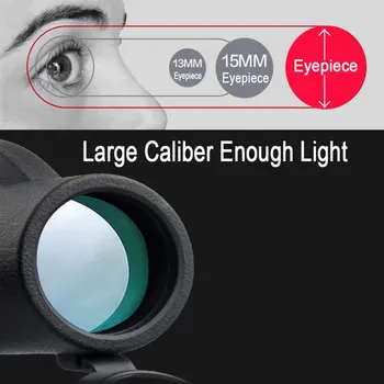 Teleskop Oko 80X HD Zoom Optični Daljnogled Telefon Objektiv z Stojalo za iPhone, Pametni telefon Xiaomi