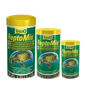 Tetra ReptoMin Plazilcev Hrana za Želve Urh Žaba 1000ML/220 g 250 ML/55 g z Kalcij in Vitamin D3, E