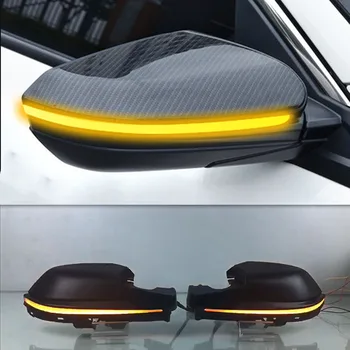 Teče LED Strani Vzvratnega Ogledala, Pokrov Zamenjava Blinker Vključite Opozorilne Luči Za Honda Civic 2016 2017 2018 2019