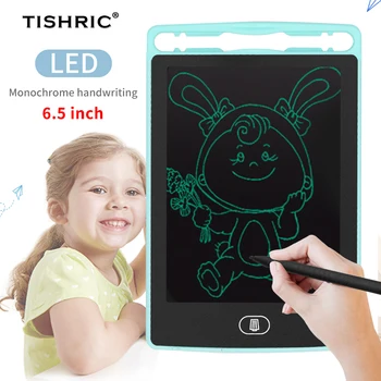 TISHRIC za 6,5 palčni Grafiko tablet LCD Pisni obliki Tablet za Otroke Risalno Desko Otroke Darila za Risanje Pad/Stylus Božična Darila