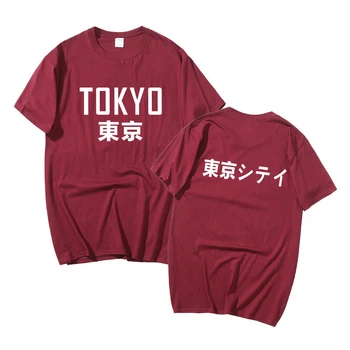 Tokio Kaneki Split Obraz T-Shirt Novo Verodostojna T Shirt Anime Poletne Moške Bombaž O-vratu Tshirt Hip Hop Tees Vrhovi