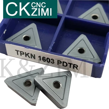 TPKN 1603 PDTR TPKR 1603 PDTR Karbida CNC rezilo rezkanje vstavi TPKN1603PDTR LT30 TPKR 1603 PDTR LT30 obračanja orodje rezalnik vstavite
