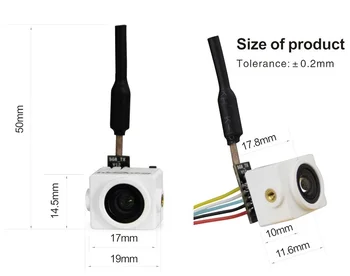 Turbowing Cyclops v2 Mini 5.8 g 25mw Brezžični all-in-one Fotoaparat Vtx Za Fpv, 48 Frekvenca, Podpora za Smart Audio v1 Protokola