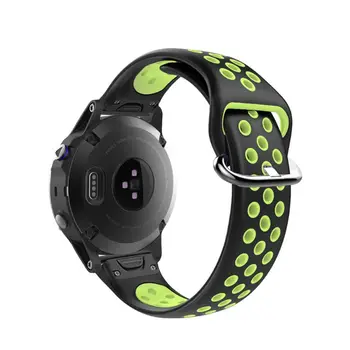 Two-tone Silikona Watchband Šport Zapestje Trak Nosilec Zamenjava za Garmin Fenix 3 3HR/Fenix 5X/Fenix 5X Plus/Forerunner 935/F