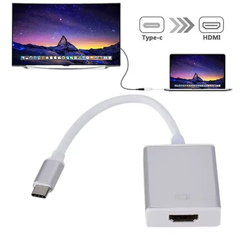 USB 3.1 Do HDMI USB C DO Adapter HDMI Kabel USB 3.1 Do HDMI Switch Kabel Pretvornik za Tip C Napravo, Vroče prodaje USB Tip C ZA HDMI