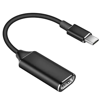 USB C do DisplayPort 4K@60HZ Adapter Tip-C (Boben 3) za DP Kabel za PC Računalnik, TV Zaslon Telefona