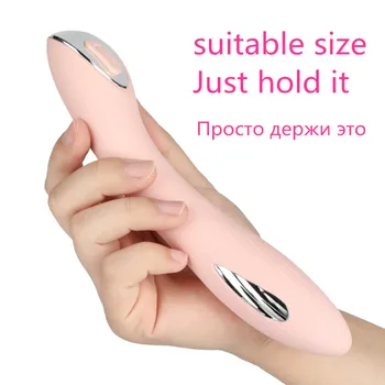 USB Električni Šok Puls Vibrator AV Čarobno Palico Massager Ženski Masturbator Klitoris Spodbujanje G Spot Vibrator Sex Igrače Za Ženske