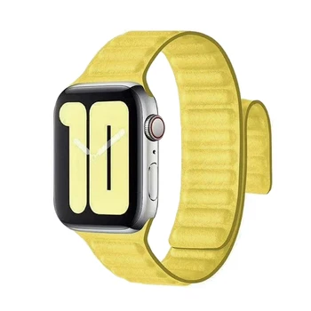 Usnje povezavo za Apple Watch band 44 mm 40 mm 42mm 38 mm iwatch trak apple watch 6 5 4 3 2 1 SE usnje zanke sponko zapestnica pasu