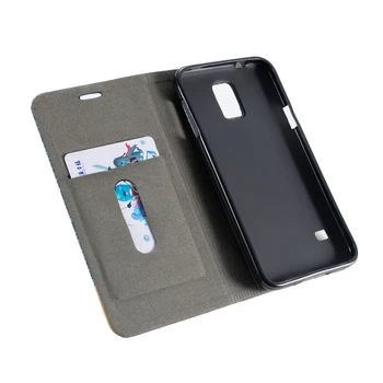 Usnje Primeru Telefon Za Samsung Galaxy S5 Flip Book Ohišje Za Samsung Galaxy S5 Mini Poslovni Primeru Mehko Tpu Silikon Zadnji Pokrovček