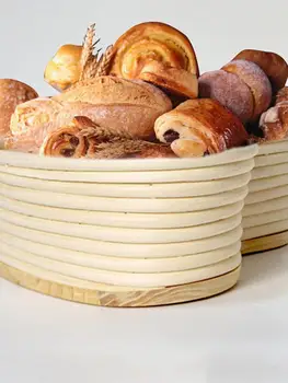 V obliki srca kruh fermentacijo košarico, posebno kalup za peko kruha, ljubezni v obliki srca pastorala slog piknik kruh