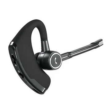 V8S Black Business Bluetooth Slušalke z Uho Kavelj za Zmanjšanje Hrupa USB za Polnjenje Brezžično in-ear Slušalke z Mikrofonom