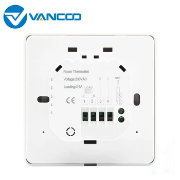 Vancoo Konveksna Zaslon TGR87 WiFi Smart Termostat 16A Električna Talna Ogrevanja, Zaslon na Dotik, Termostat Temperaturni Regulator
