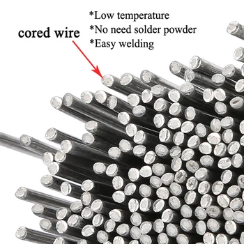 Varjenje aluminija Palice Nizke Temperature Fux-polnjena Spajkanje Enostavno Varilne Žice Elektrode za Spajkanje Aluminija Ni Potrebe, na primer s spajkanjem v Prahu