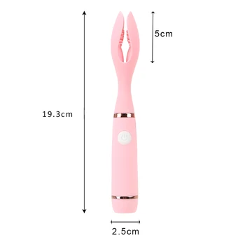 VATINE 10 Hitrost Masturbacija Dildo G spot Stimulator Intimno Blaga Pari Nastavek Massager Klitoris Posnetek Vibrator