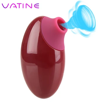 VATINE 7 Hitrosti Ženski Masturbator G-Spot Stimulator Spolnih Igrač za Ženske, Oralni Seks Bradavičke Bedak Klitorisa Sesanju Vibrator