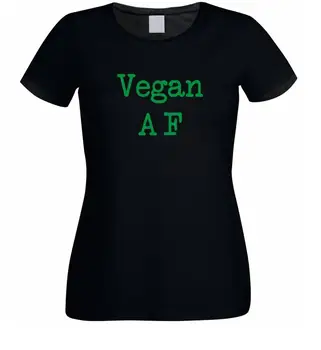 Veganska AF zeleno Črke Ženske tshirt Bombaž Priložnostne Smešno majica s kratkimi rokavi Za Lady Yong Dekle Top Tee Spusti Ladje S-227