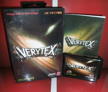 Verytex - MD Igra Kartuše Japonska Pokrov s škatle in navodilih Za uporabo, ki Sega Megadrive Genesis Video Igra Konzola 16 bit MD kartico