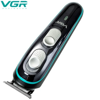 VGR Hair Trimmer Strokovno Nepremočljiva Moških Električni Sušilnik Clipper navezovanje stikov Nizka raven Hrupa Clipper Titana Keramično Rezilo Odraslih Razor