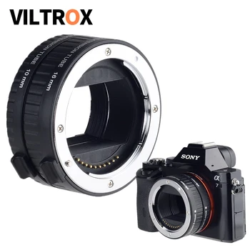 Viltrox GD-NEX Full frame Auto Focus Makro Razširitev Cev Objektiva Adapter za Sony E Mount Kamera A9 A7II A7RII A7SII A6500 A6300