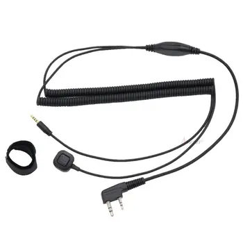 Vimoto V3 V6 Bluetooth Čelade Headset Poseben Priključni Kabel za Baofeng UV-5R Walkie Talkie Dodatki