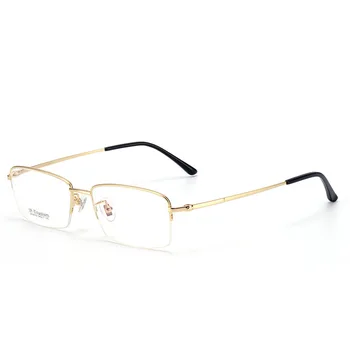 Viodream Čistega Titana Visoki kakovosti, Ultra Lahka Pol Očal Okvir Poslovnih Moških Optičnih Očal Okvir Oculos De Grau Masculino