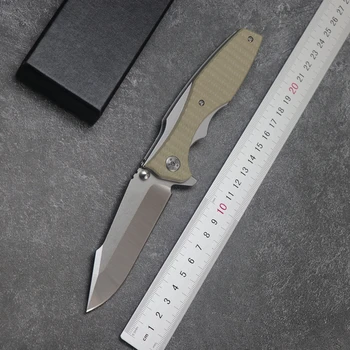 Visoka kakovost 0393 folding nož 9Cr18MoV rezilo G10 ročaj na prostem preživetje kampiranje, lov oprema za preživetje EOS orodje