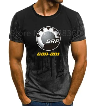 Visoka kakovost 2019, za Moške blagovne Znamke Oblačil NOVE Can-Am T-shirt poletje kratka sleeved majico CAN-AM BRP kul T-Shirt