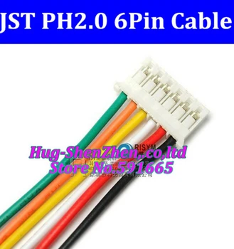 Visoka kakovost 20pcs/veliko joseph smith translation 2,0 mm PH2.0 PH 2.0 6pin PH-6p priključek s kablom 100mm žice 24AWG