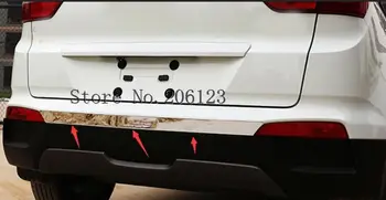 Visoko kakovostnega nerjavečega jekla odbijača sequins 2016 za Hyundai IX25 Creta zadnji odbijač trim 1pcs