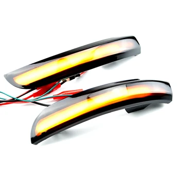 Voda Blinker LED Dinamični Bicolor Vključite Opozorilne Luči Za Ford Kuga Pobeg EcoSport 2013-18 Strani Ogledalo Utripa Indikator