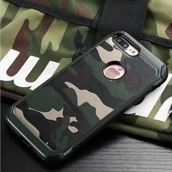 Vojska Camo Maskirnim Vzorcem Primeru Telefon Za iPhone 11 Pro Max X XS Max XR 7 8 6 6s Plus 5 5s SE Trde Plastike Oklep Kritje Coque