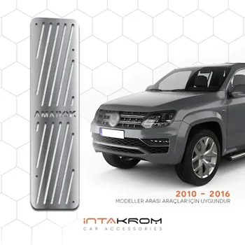 Volkswagen Amarok Chrome Stopala Ostali Pedal-2010-2016 Chrome Styling Dodatki Avto Spremenjen Ličila Opremo