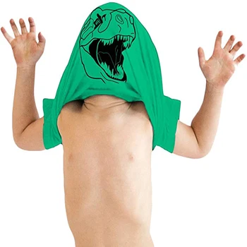 Vprašaj Me, O Moji T Rex Flip Majica S Kratkimi Rokavi Otroci Smešno Majico Dinozaver Graphic Tee Oblačila Moda Smešno Otroci Fantje Malčka Plussize