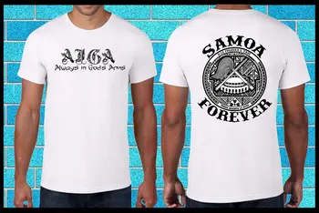 Vrhovi 2019 Kratka Majica Starnger Stvari ali Singletnega Samoan Samoa Dediščine Aiga Usos Družinski Otok Islander Mišice Majica