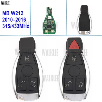 WALKLEE Smart Remote Ključ za Mercedes Benz E-RAZRED W212 BlueTec AMG CDI 4MATIC E220 E200 E250 E300 E350 E400 E500