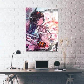 Wall Art Slike HD Natisne Arknights Japonske Anime Plakat Home Decor Srčkan Punca Platna Slike Modularni Ni Okvir Za dnevno Sobo