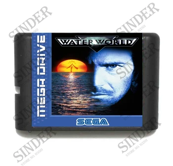 Waterworld 16 bit MD Igra Kartice Za Sega Mega Drive Za Genesis
