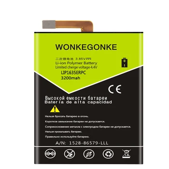 WONKEGONKE 3200mah LIP1635ERPCS XA 1 baterija za sony Xperia XA1 G3125 G3123 G3112 G3121 G3116 Baterije Bateria