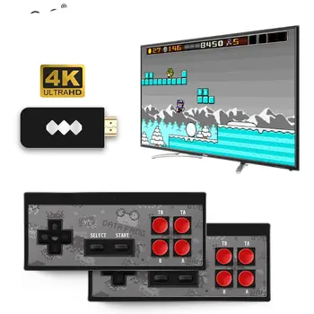 Y2 4K Video Igra Konzola, Vgrajen v 568 Klasične Igre Mini Retro Konzole Brezžični Krmilnik Izhod HDMI Dual Igralcev