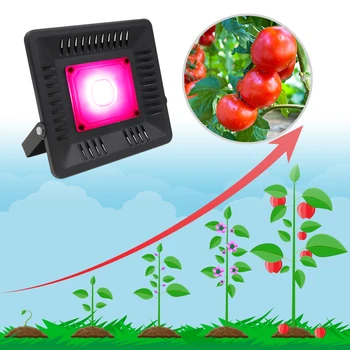 Yabstrip LED Grow Light COB Celoten Spekter IP67 Nepremočljiva rast LED Za notranjo cvet, ki Raste Šotor Rastlin, ki rastejo na Prostem