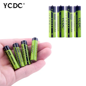 YCDC 4PCS 1,2 V AA AAA 1000 1350 2000 3000mAH Nove Zmogljivosti baterije za polnjenje Ni-MH Baterije Za Svetilko, Baklo Za Baklo Nizek