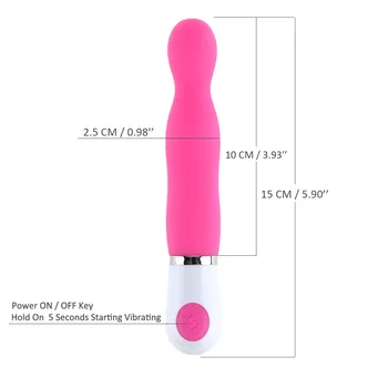 YUELV 7 Hitrosti Nepremočljiva Mini Vibrator iz Silikona, opozarjanje z vibriranjem Dildo G-spot Masaža Palico Ženska Masturbacija Sex Igrače Za Ženske