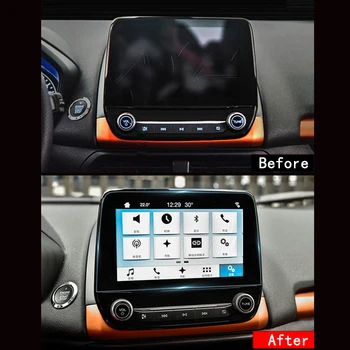 Za Ford Ecosport 2018 2019 2020 Kaljenega Stekla, Avtomobilsko Navigacijo Zaščitnik Zaslon LCD na Dotik Zaslon Film Zaščitna Nalepka