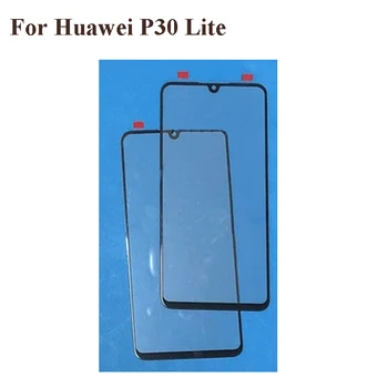 Za Huawei P30 Lite Spredaj LCD Steklo Objektiv zaslon na dotik Za Huawei P 30 Lite zaslon na Dotik Zunanji Zaslon Stekla brez flex p30lite