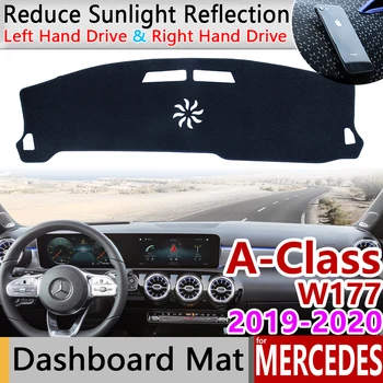 Za Mercedes Benz A-Razred W177 Anti-Slip Mat nadzorna plošča Pokrov Pad Dežnik Dashmat Preprogo Pripomočki-Klasse A160 A180 A200 A45