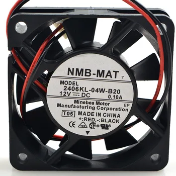 ZA NMB 6 CM 6 CM 2406kl-04w-b20 6015 12V 0.10 CPU tiho hladilni ventilator