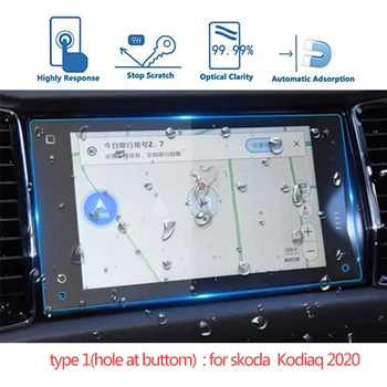 Za Skoda Kodiaq 2019 2020 Avtomobilski Navigacijski Zaslon Patron Centralni Nadzorni Zaslon Kaljeno Steklo Zaslona Zaščitno Folijo