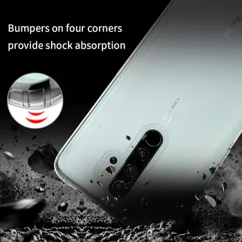 Za Xiaomi Redmi Opomba 9 9 8T 8 Pro Max Primeru Nillkin Mehko TPU Telefon Primeru Jasno, Silikonski Hrbtni Pokrovček za Redmi Opomba 9 9 8 Pro Max