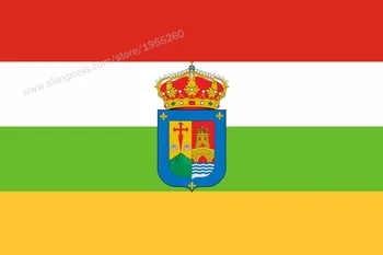 Zastavo La Rioja 3 x 5 FT 90 x 150 cm Španija Deželne Zastave Transparenti